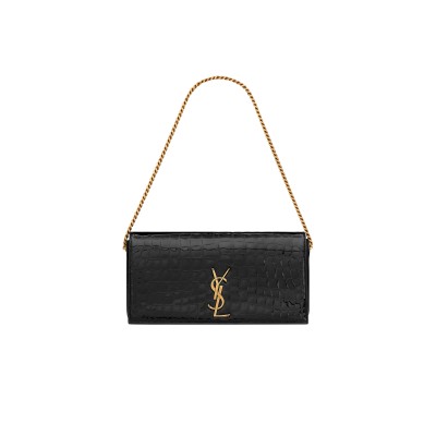 YSL KATE 99 IN ALLIGATOR-EMBOSSED LEATHER 72366015F0W1000 (26*13.5*4.5cm)